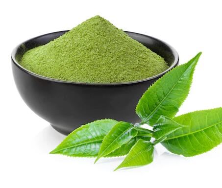 Süßes japanisches Matcha-Grüntee-Pulver